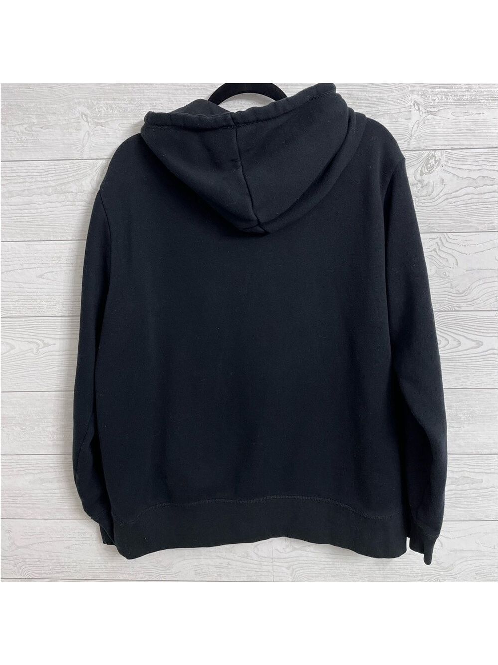 Reebok Men’s Black Pullover Long Sleeve Hood Sweatshirt. Size L - Picture 2 of 4